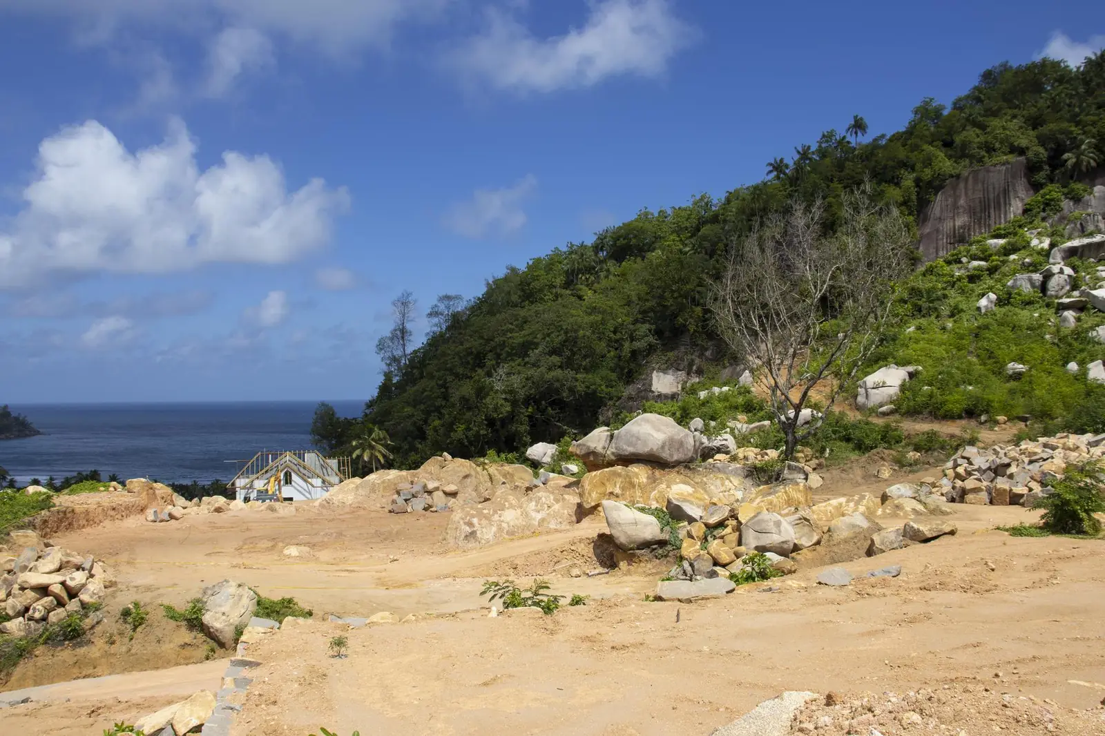 Empathia Village construction site, Seychelles