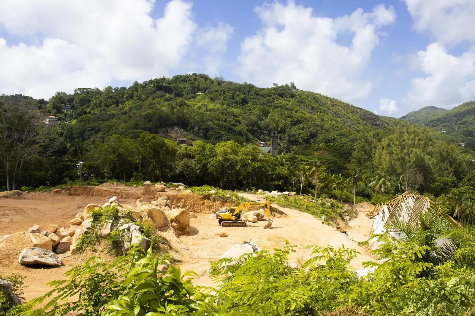 Empathia Village construction site, Seychelles
