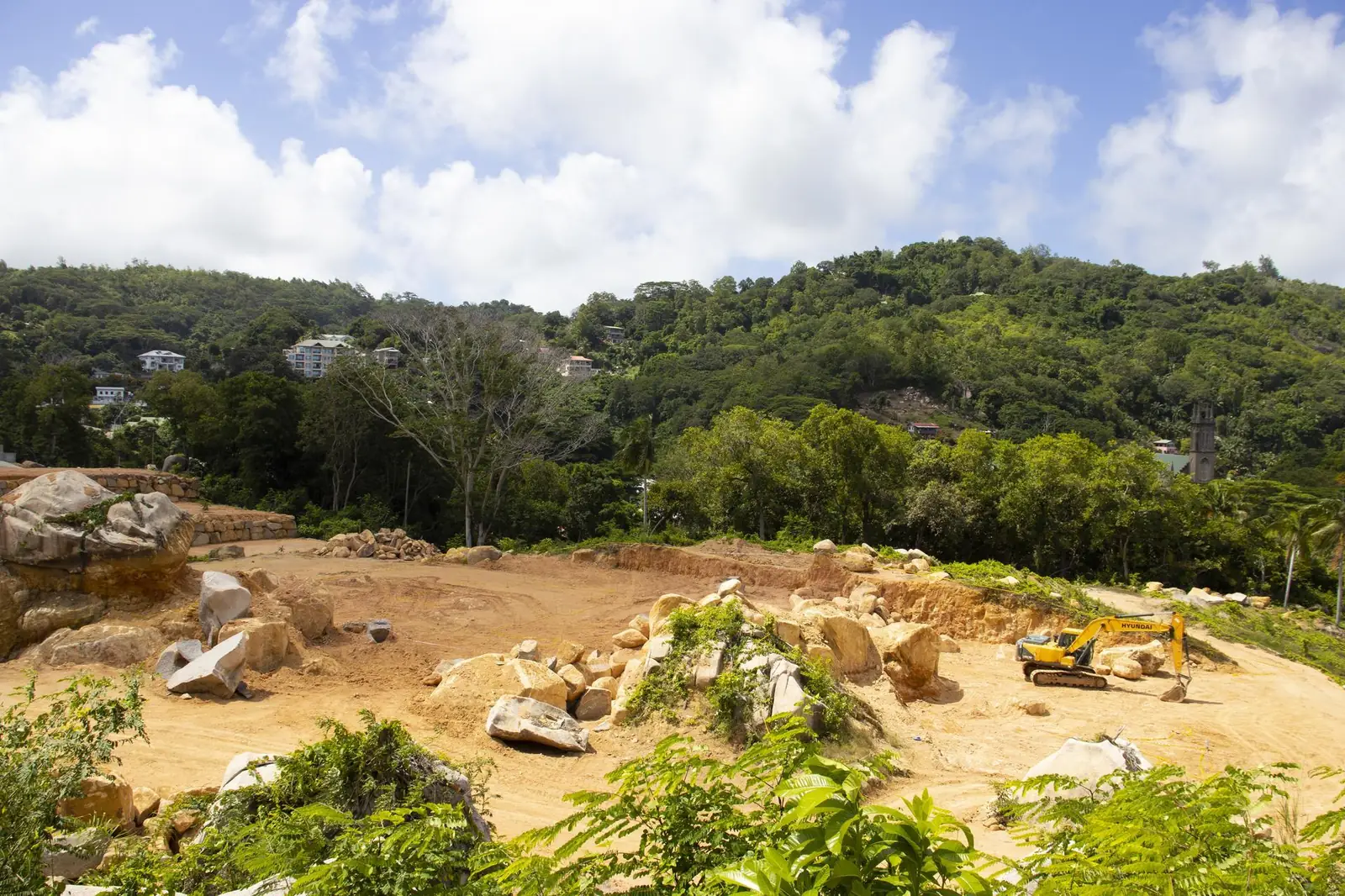 Empathia Village construction site, Seychelles