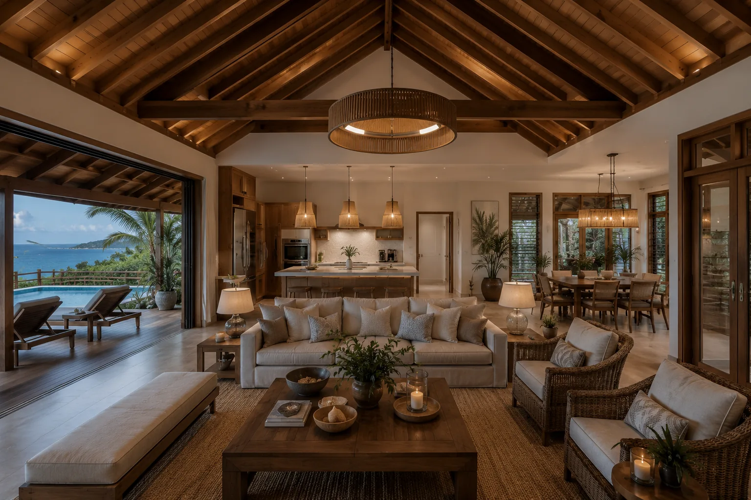 Villa interior at Empathia Village