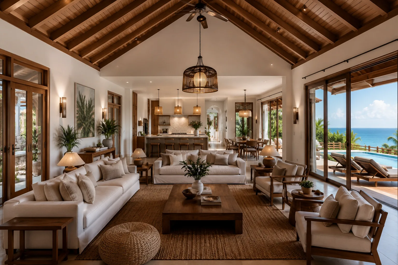 Villa interior at Empathia Village