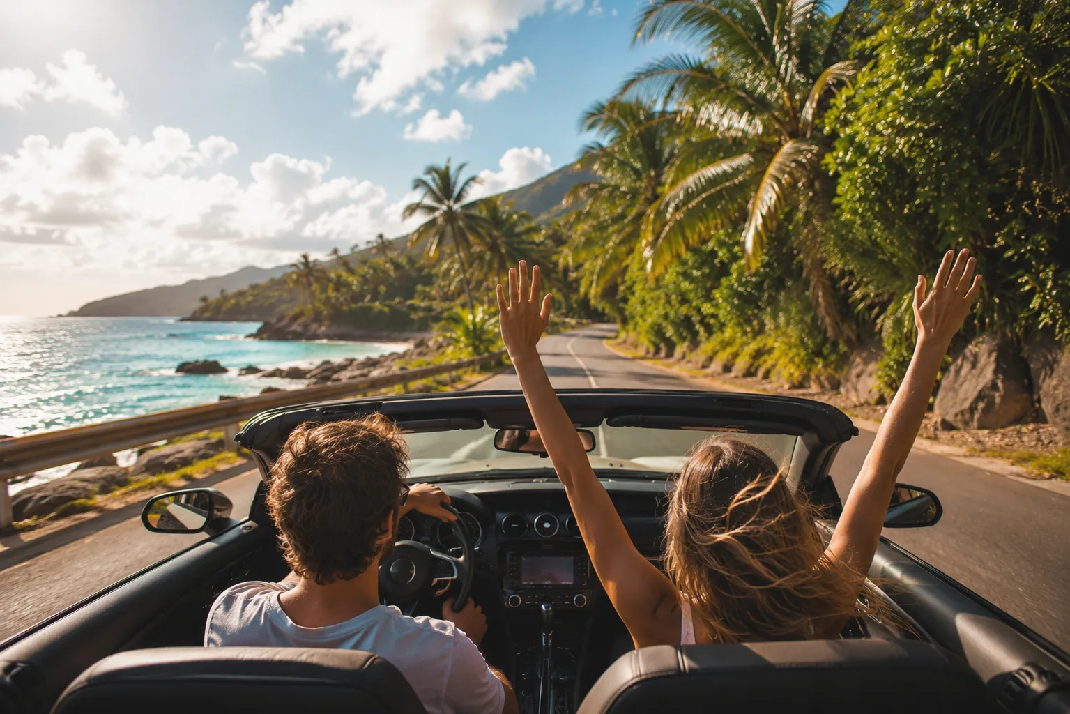 Car on Mahe Island, Seychelles
