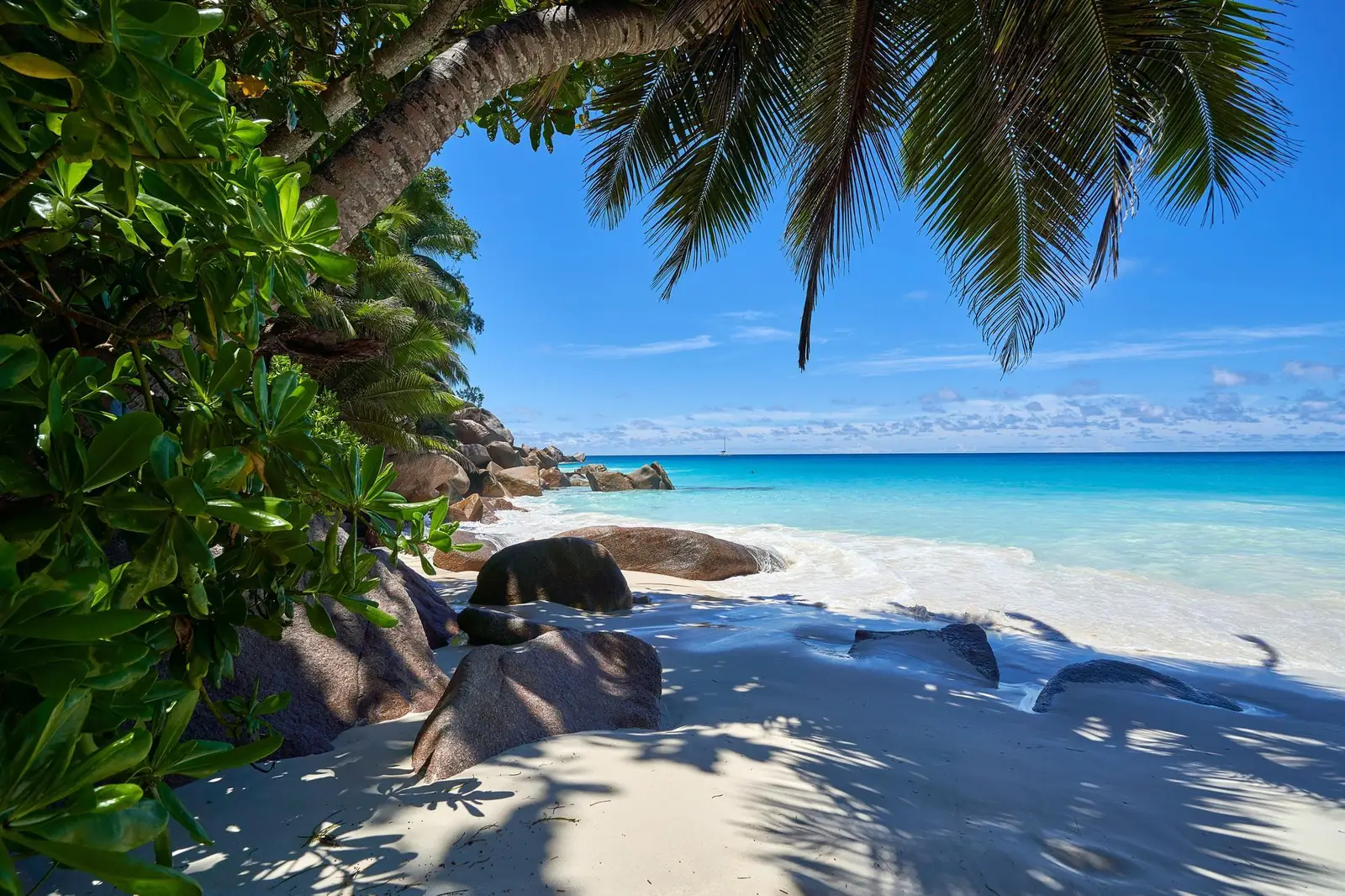 Indian Ocean near Empathia Village, Seychelles