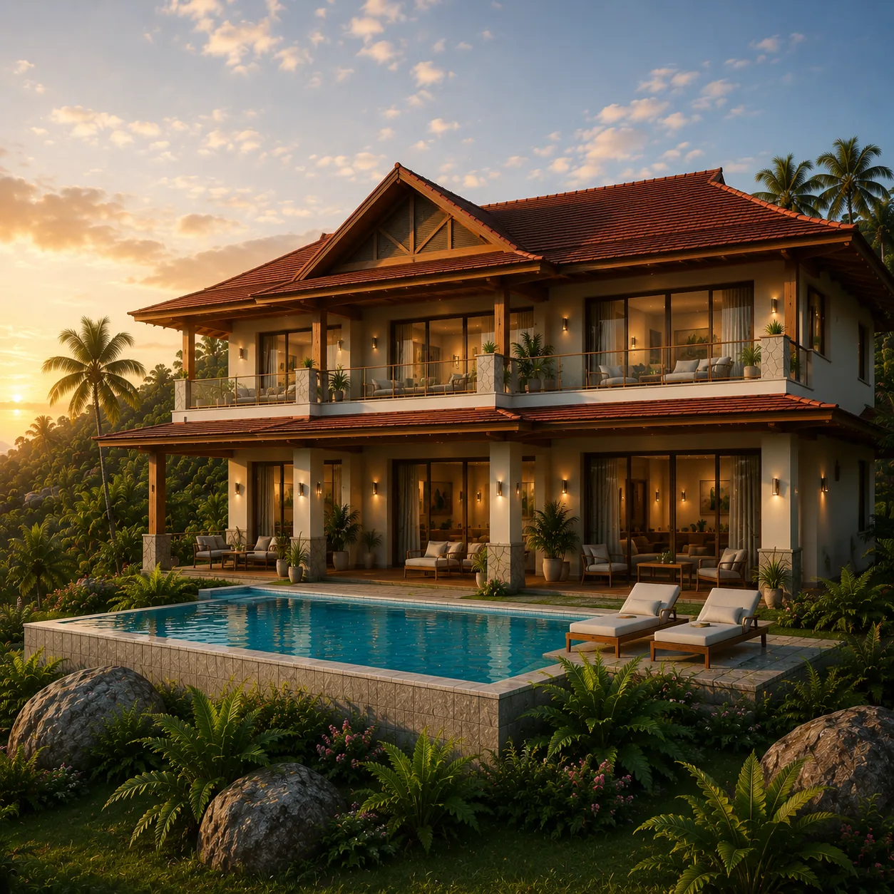 Villa Georgette — flagship villa at Empathia Village